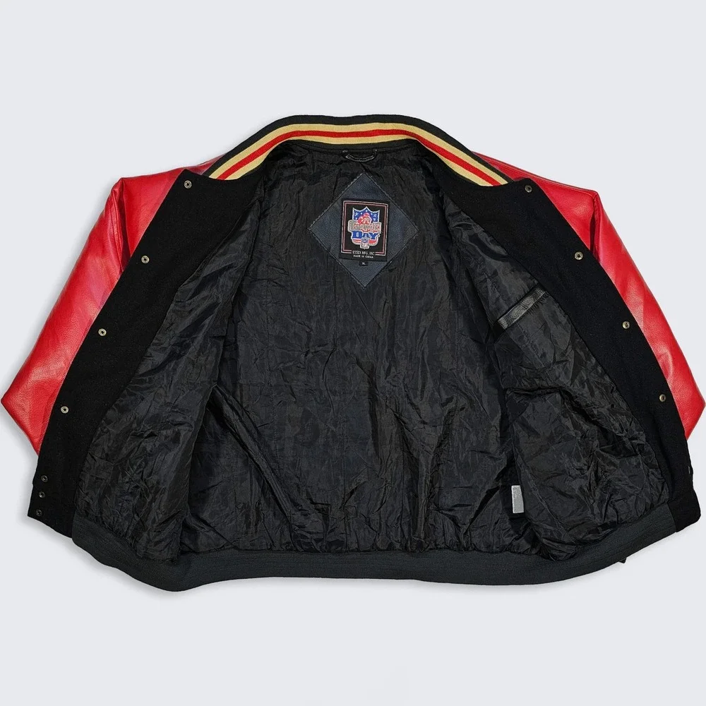 San Francisco 49ers Vintage 90s Game Day Varsity Jacket
